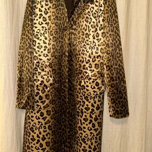Leopard Print Women's Coat